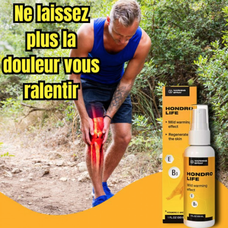 Spray efficace pour les douleurs articulaires